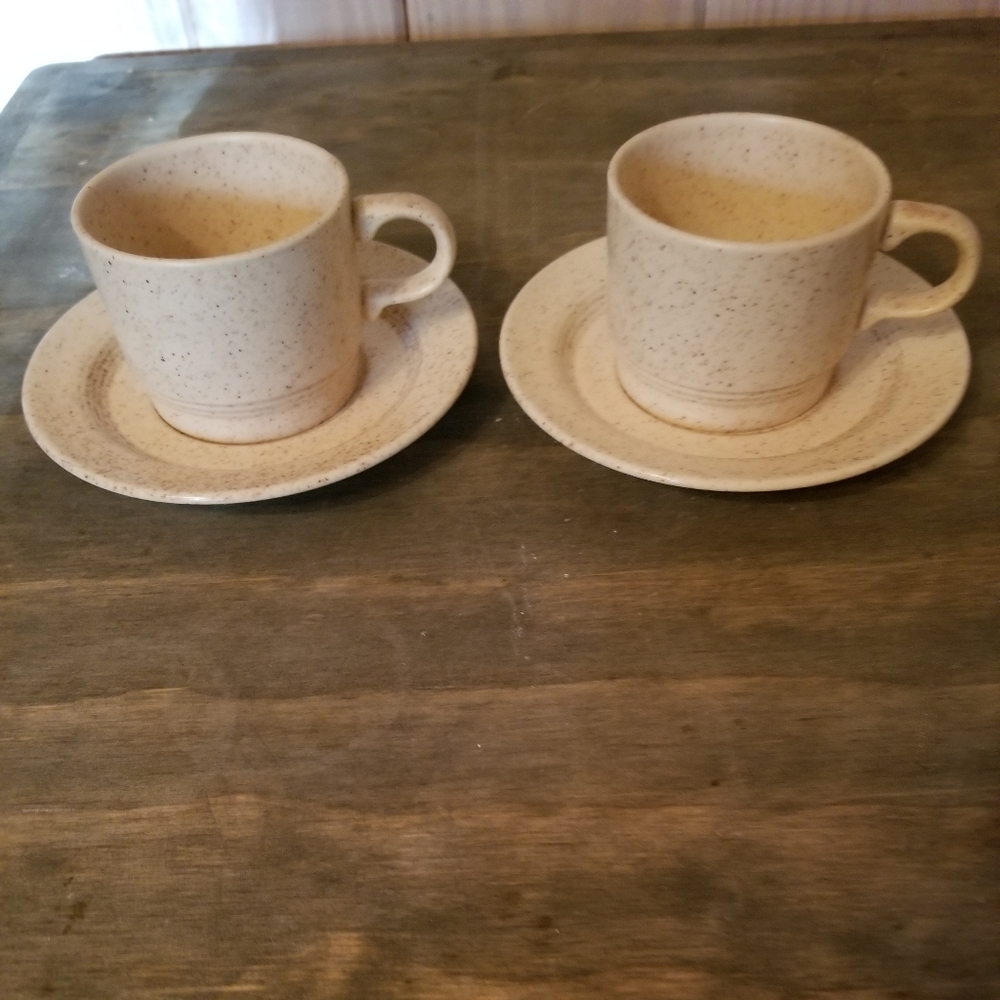 Homer Laughlin cups and saucers